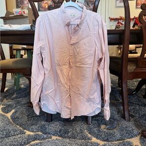 J. Crew Men's Light Pink Button Down Shirt